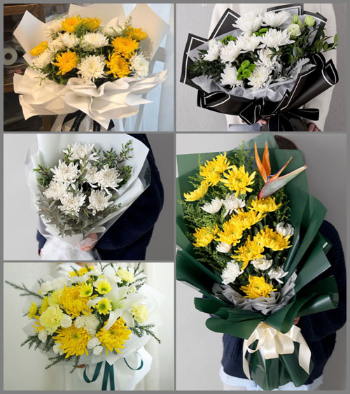 黑龙江鸡西鸡东县白事花束代送